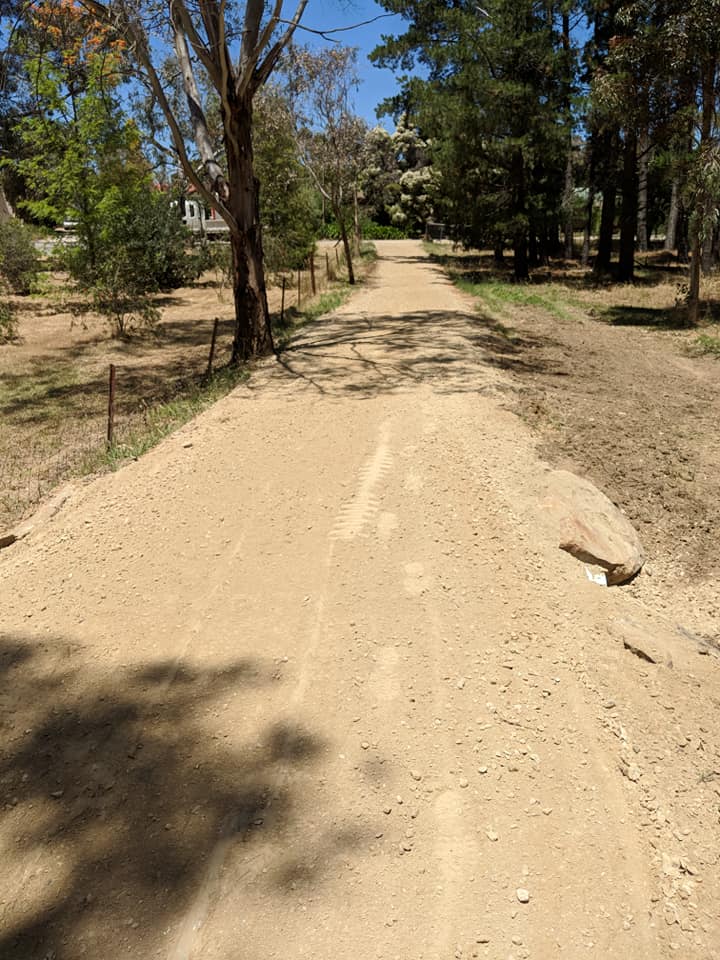 Complete overhaul of big driveway at Williamstown