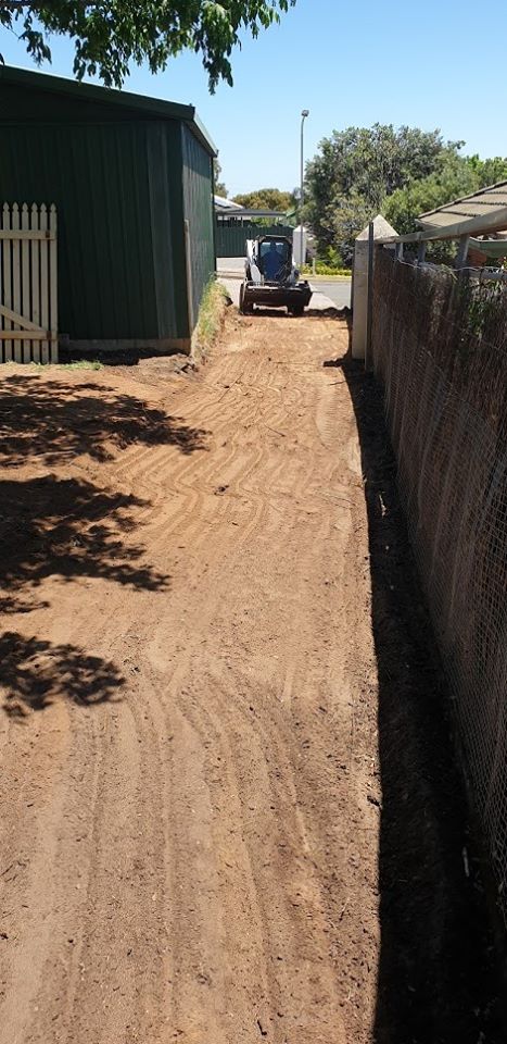 New retaining wall at Woodcroft