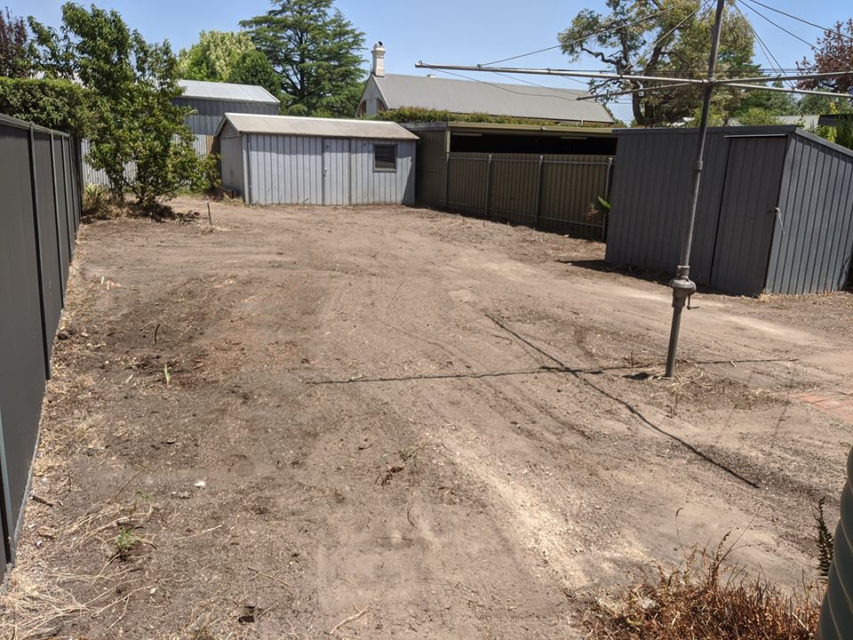 New yard for new home in Unley